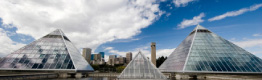 Glass Pyramids at Muttart Conservatory in Edmonton